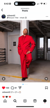 Load image into Gallery viewer, Wine Red Deconstructed Three Piece Suit- made to order - custom… please read the full description