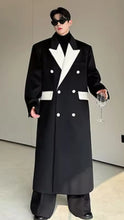 Load image into Gallery viewer, THE NEW YORK LUXE' BLACK WOOL TRENCH