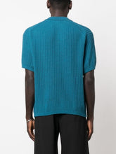 Load image into Gallery viewer, The Pacific Aqua Knitted Polo Shirt