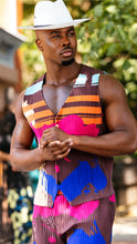 Load image into Gallery viewer, Costa Rica Pleated Vest Set : SHIP SAME DAY