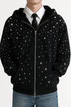 Load image into Gallery viewer, Stardust Crystal Fur-Lined Hoodie