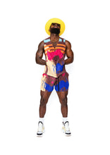 Load image into Gallery viewer, Costa Rica Pleated Vest Set : SHIP SAME DAY