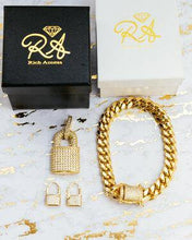 Load image into Gallery viewer, The Richie's Lock Earring - Rich Access