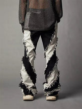 Load image into Gallery viewer, The New York Distress, Patched Work Stretched Denim