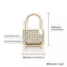 Load image into Gallery viewer, The Richie's Lock Earring - Rich Access