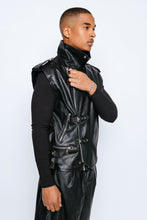 Load image into Gallery viewer, Vegan Leather Bikers Vest Spring 22