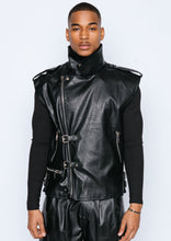 Load image into Gallery viewer, Vegan Leather Bikers Vest Spring 22