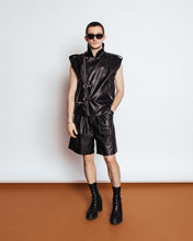 Load image into Gallery viewer, Vegan Leather Bikers Vest Spring 22
