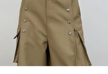 Load image into Gallery viewer, High Waisted Wide Leg Cargo Pants