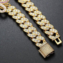 Load image into Gallery viewer, 24k Gold Filled Cuban Link Removable Butterfly With Matching Bracelets - Rich Access