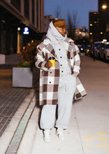 Load image into Gallery viewer, THE GREY STRUCTURED COZY TRACKSUIT WITH HEAD GEAR