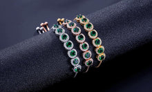 Load image into Gallery viewer, Ruby Green Tennis Bracelet - Rich Access