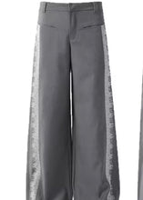 Load image into Gallery viewer, FW25-Vintage Style Grey Wide Leg Pants
