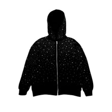 Load image into Gallery viewer, Stardust Crystal Fur-Lined Hoodie
