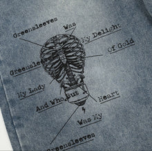 Load image into Gallery viewer, Brooklyn Grafitti  Denim Shorts  { Exclusive Summer24 }
