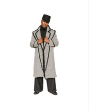 Load image into Gallery viewer, Oversized PARIS WOOL  Checkered Trench Coat
