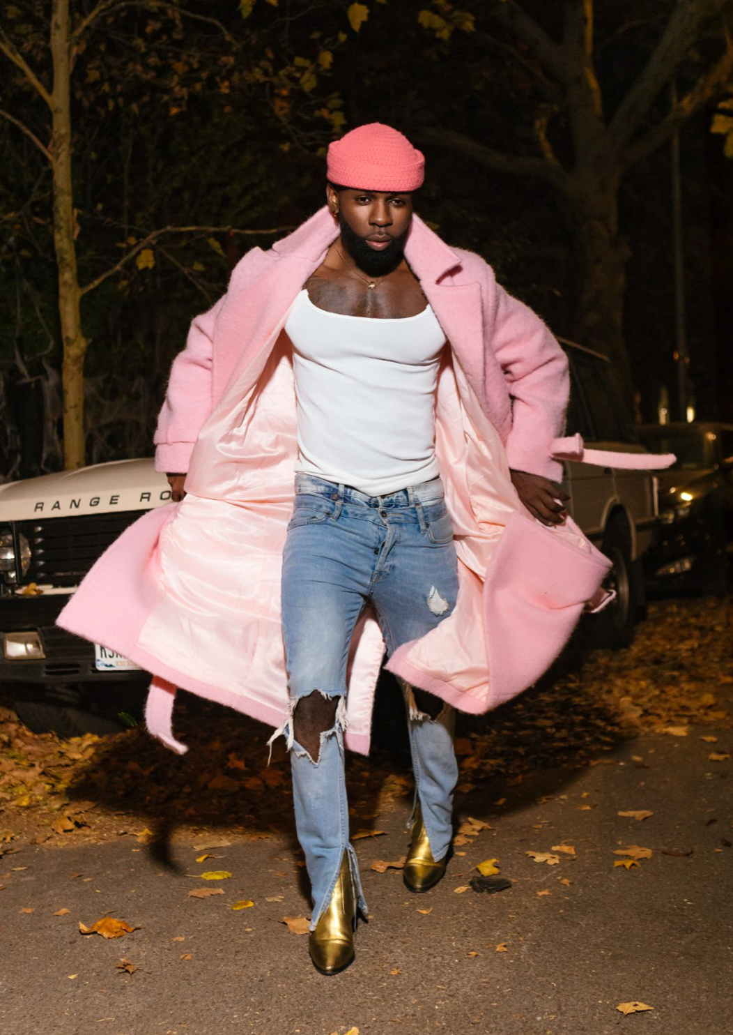 Pink Wool Trench Coat .. – Richeé NYC