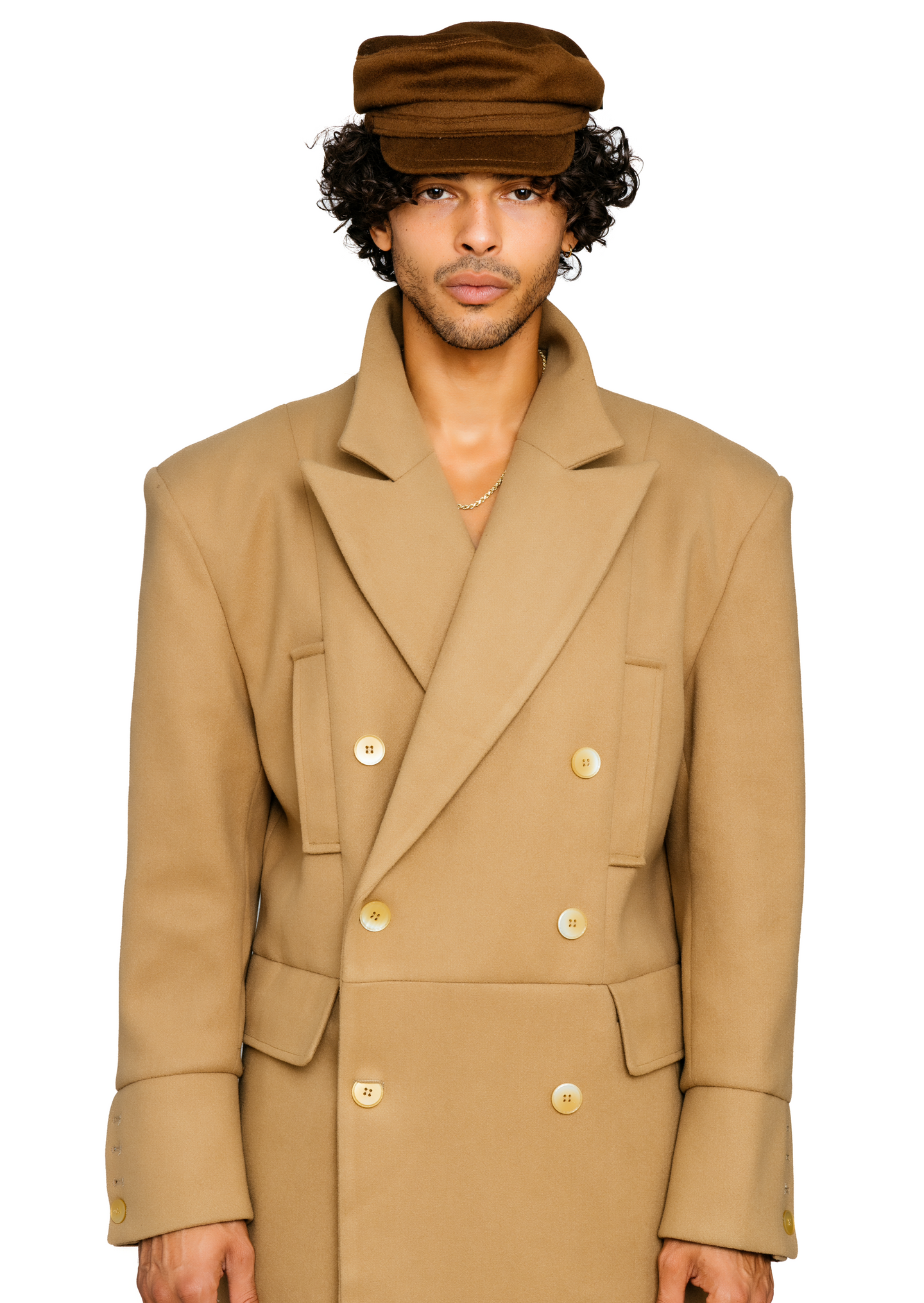 Manhattan Wool Military Trench