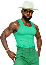 Load image into Gallery viewer, THE KELLY GREEN RIBTANK TOP
