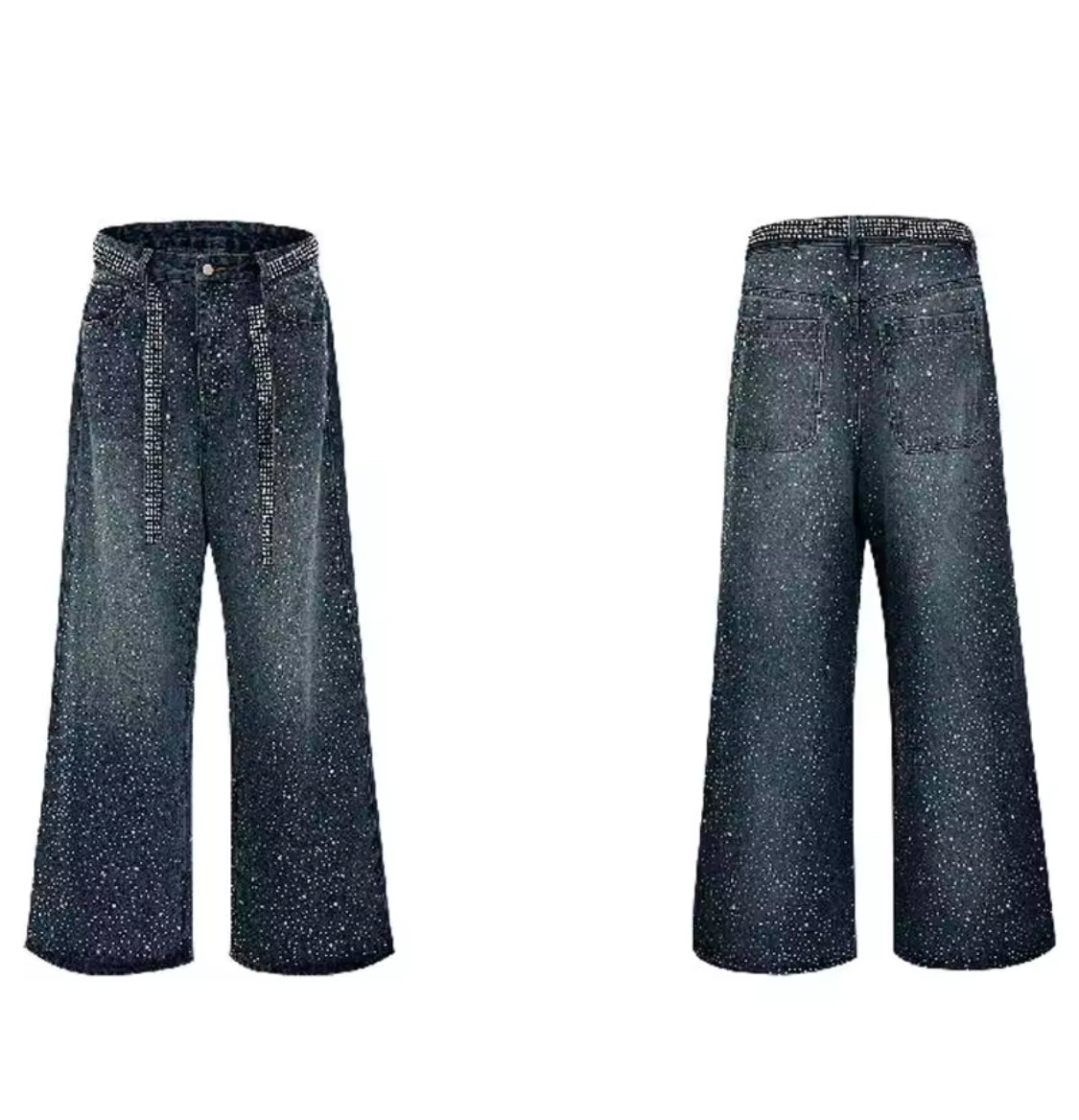 SNKRS420　swarovski jeans XLサイズ $_1.JPG?set_id=2