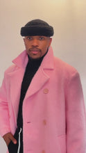 Load and play video in Gallery viewer, Pink Wool Trench Coat ..
