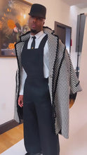 Load and play video in Gallery viewer, Oversized PARIS WOOL  Checkered Trench Coat
