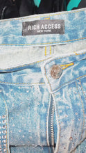 Load and play video in Gallery viewer, Swarovski Crystal-Embellished Washed Loose-Fit Jeans
