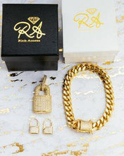 Load image into Gallery viewer, The Richie&#39;s Lock Earring - Rich Access
