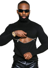 Load image into Gallery viewer, The Zipper Cotten Turtleneck
