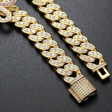 Load image into Gallery viewer, 24k Gold Filled Cuban  Link Removable Butterfly With Matching Bracelets - Rich Access
