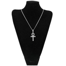 Load image into Gallery viewer, Sterling Silver Traditional Cross Pendant 5mm Italian Cuban Link - Rich Access
