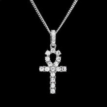 Load image into Gallery viewer, Sterling Silver Traditional Cross Pendant 5mm Italian Cuban Link - Rich Access
