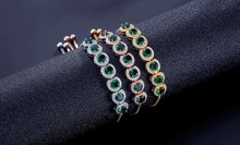 Load image into Gallery viewer, Ruby Green Tennis Bracelet - Rich Access
